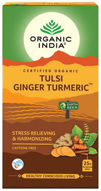 Organic India Tulsi Ginger Turmeric Tea