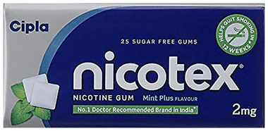 Nicotex Sugar Free Mint Plus Chewing Gums