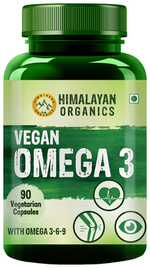 Himalayan Organics Vegan Omega 3 Vegetarian Capsule